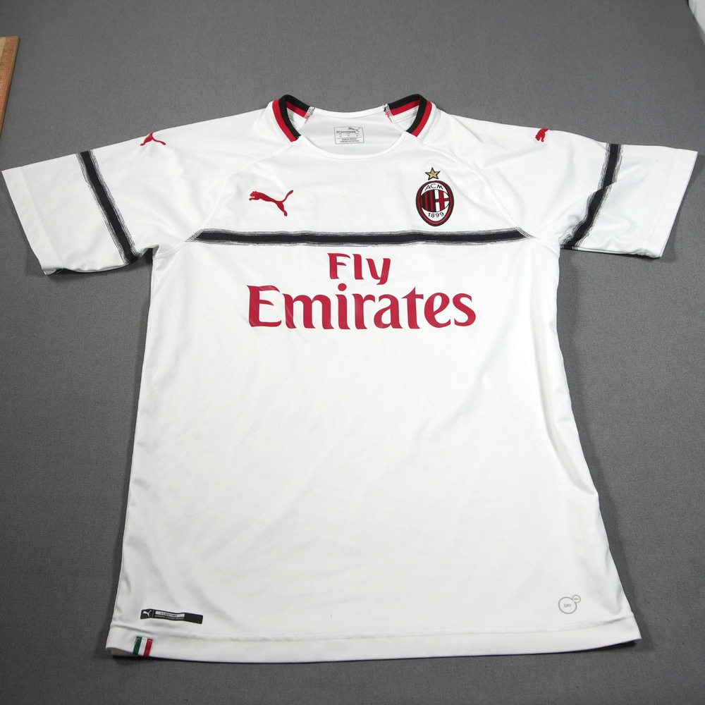 Puma AC Milan 2018/19 Emirates Men Jersey M White Serie A Soccer Football